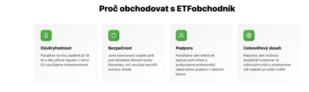 proč obchodovat s ETF